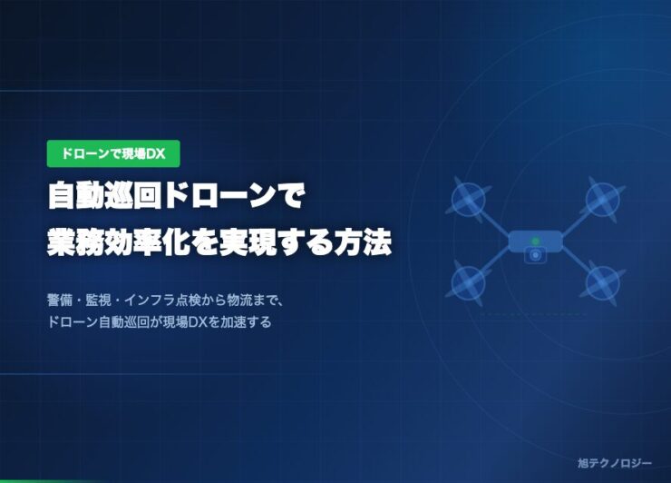 自動巡回ドローンで業務効率化を実現する方法